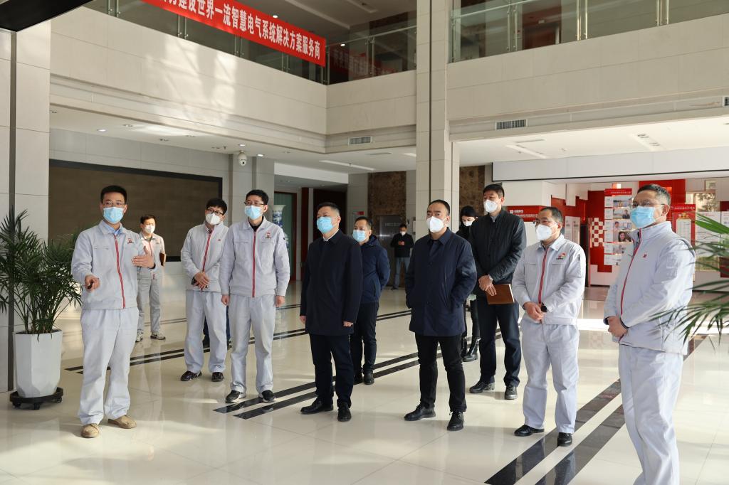 西安市经开区管委会主任贾强一行到凯发一触即发有限督导检查清静生产及企业运营情形-凯发一触即发