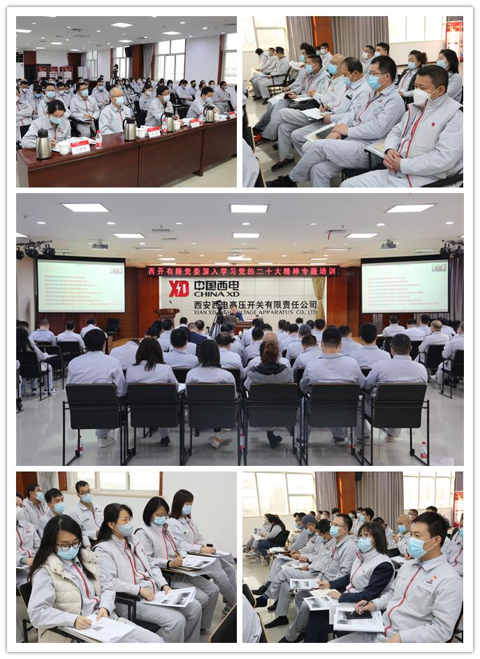 学习贯彻党的二十大精神 | 凯发一触即发有限党委约请陕西省委二十大精神宣讲团成员专题宣讲党的二十大精神-凯发一触即发