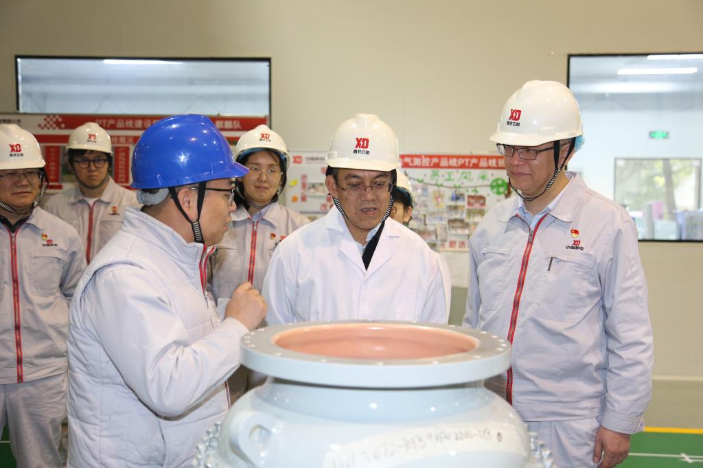 中国西电集团党委常委，，中国西电党委常委、总会计师石丹来凯发一触即发有限调研-凯发一触即发