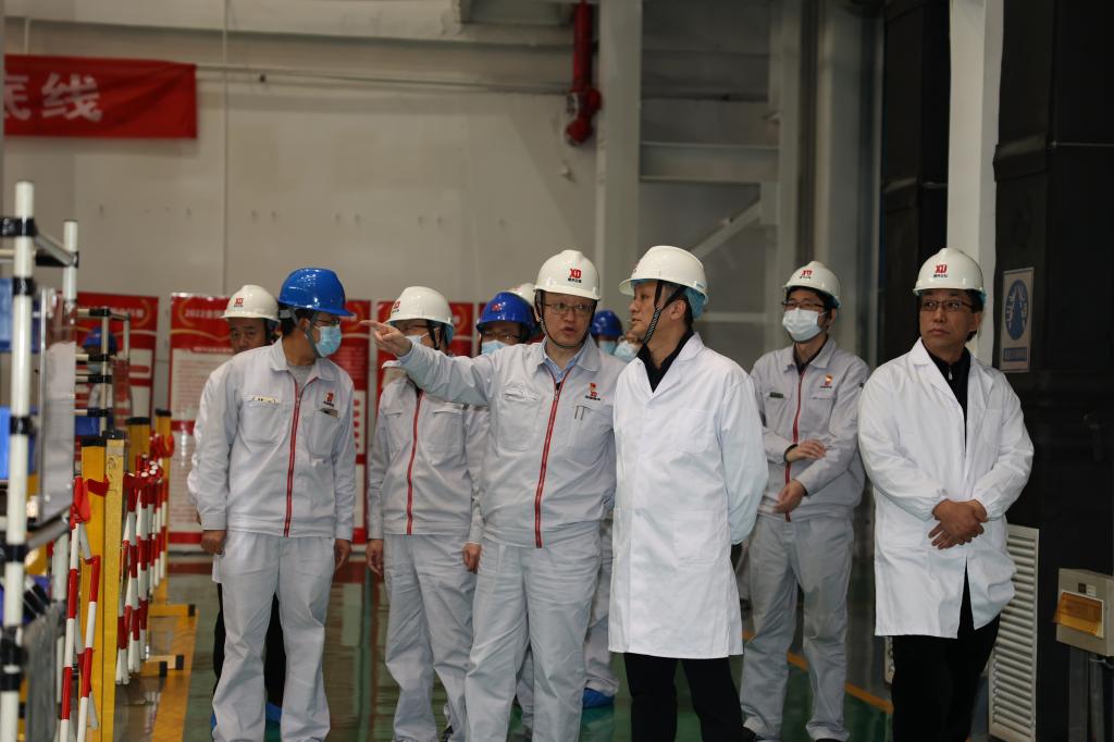中国西电集团党委常委、中国西电党委常委、副总司理马玎一行调研凯发一触即发有限-凯发一触即发