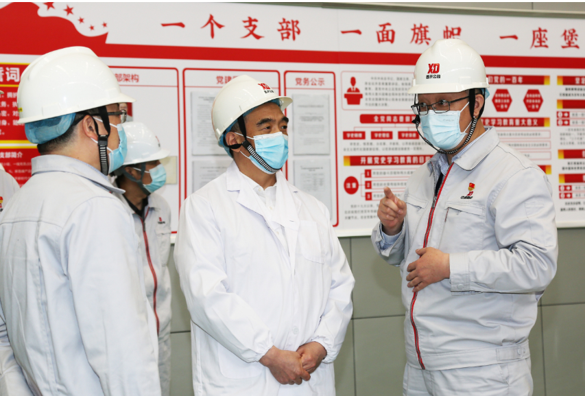 中国西电集团党委副书记韩兵调研凯发一触即发有限-凯发一触即发