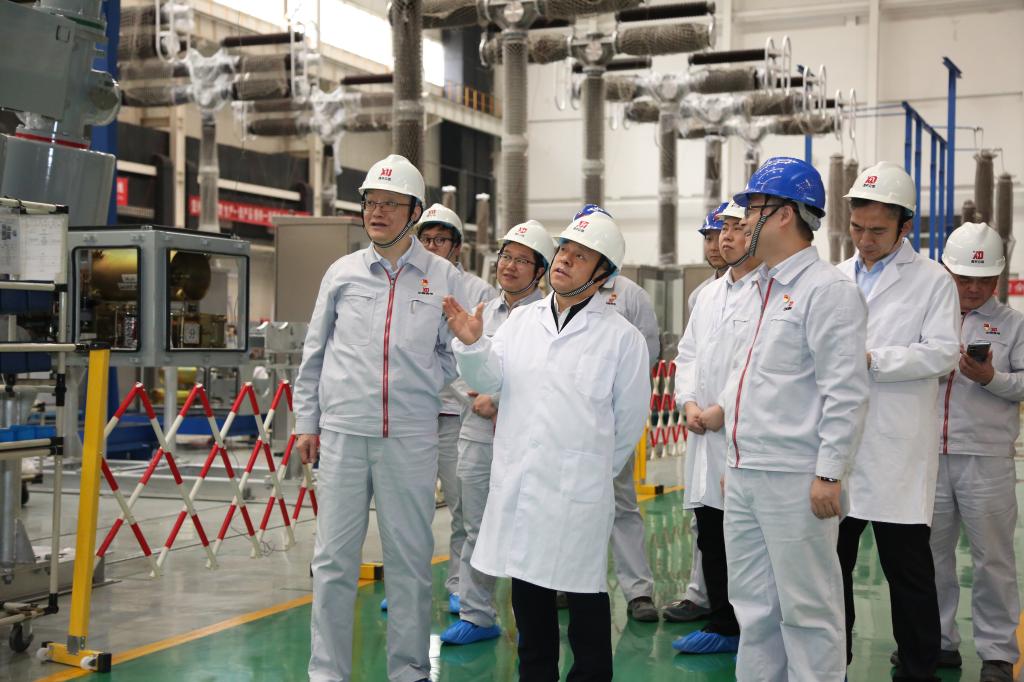 中国西电集团党委书记、董事长丁小林一行调研凯发一触即发有限-凯发一触即发